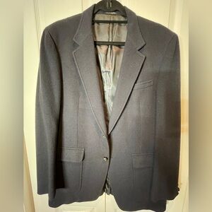 Classic Men’s Navy Cashmere Blazer